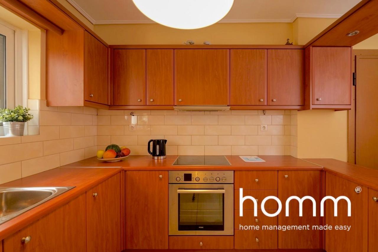 אתונה 85M² Homm Apartment, Vatheos Str, Ampelokipoi 2Bd מראה חיצוני תמונה