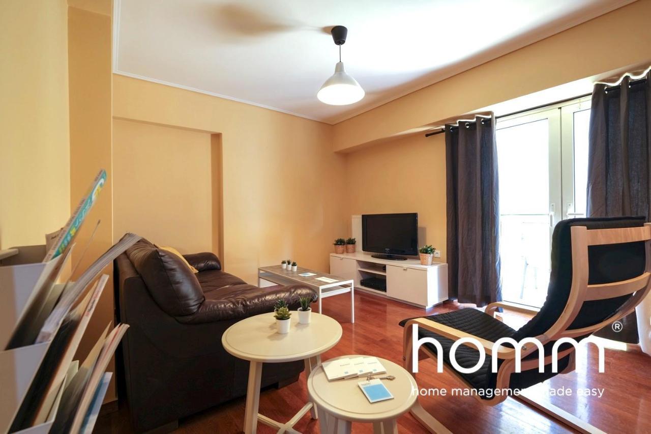 אתונה 85M² Homm Apartment, Vatheos Str, Ampelokipoi 2Bd מראה חיצוני תמונה