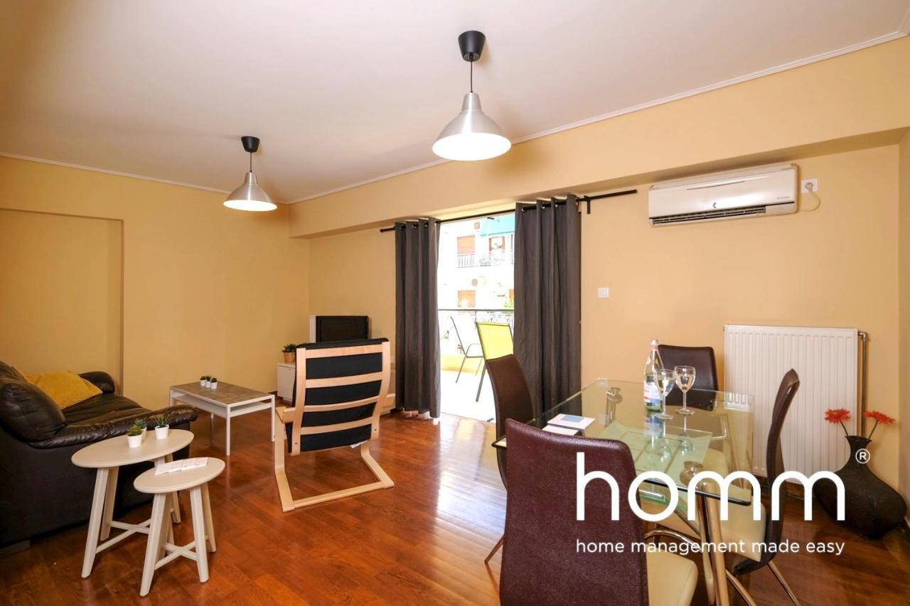 אתונה 85M² Homm Apartment, Vatheos Str, Ampelokipoi 2Bd מראה חיצוני תמונה