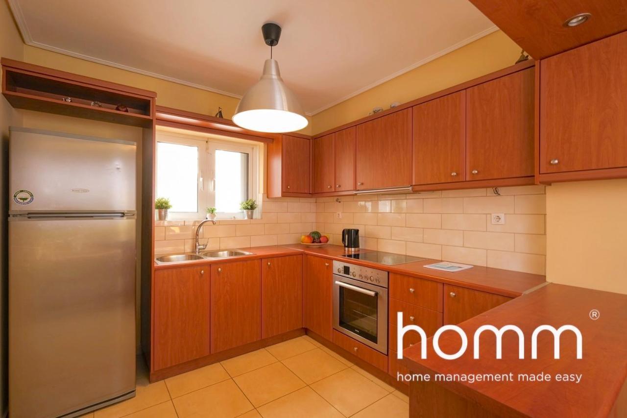 אתונה 85M² Homm Apartment, Vatheos Str, Ampelokipoi 2Bd מראה חיצוני תמונה