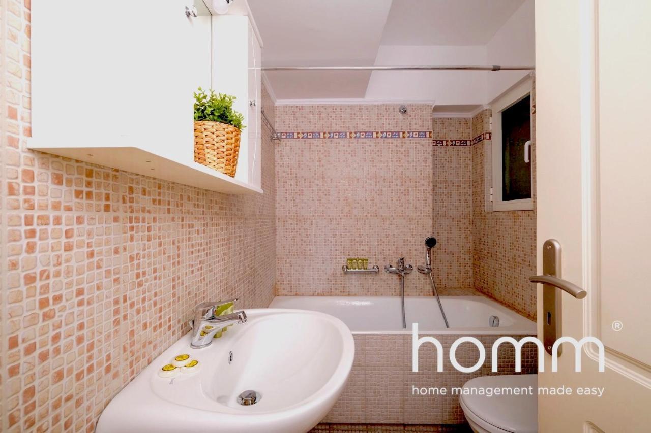 אתונה 85M² Homm Apartment, Vatheos Str, Ampelokipoi 2Bd מראה חיצוני תמונה